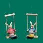Mobile Preview: Osterhasenkind  auf Schaukel - Sonderangebot