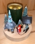 Preview: Miniaturleuchter mit Weihnachtsmann