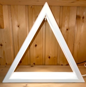 LED Dreieck Weiß