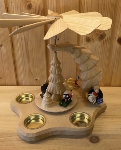 Preview: Wandpyramide Schafe Winter