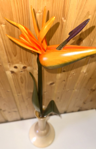 Strelitzie ohne Teelicht, natur Vase