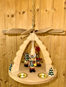 Preview: Deckenpyramide Elche Natur, groß