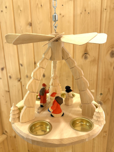 Deckenpyramide Weihnachtsmann, natur