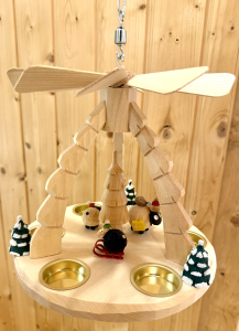 Preview: Deckenpyramide Schafe, Schnee Bäume