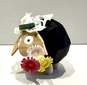 Preview: Hochzeitsschaf Braut, dunkel