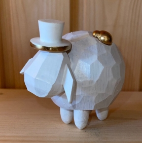 Preview: Schaf White & Gold Edition: Marienkäfer groß