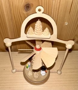 Preview: Wärmespiel zum hängen Weihnachten im Erzgebirge farbig