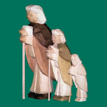 Hirtenjunge mit Schaf - 6 cm Figurenhöhe