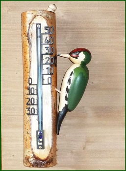 Thermometer Grünspecht