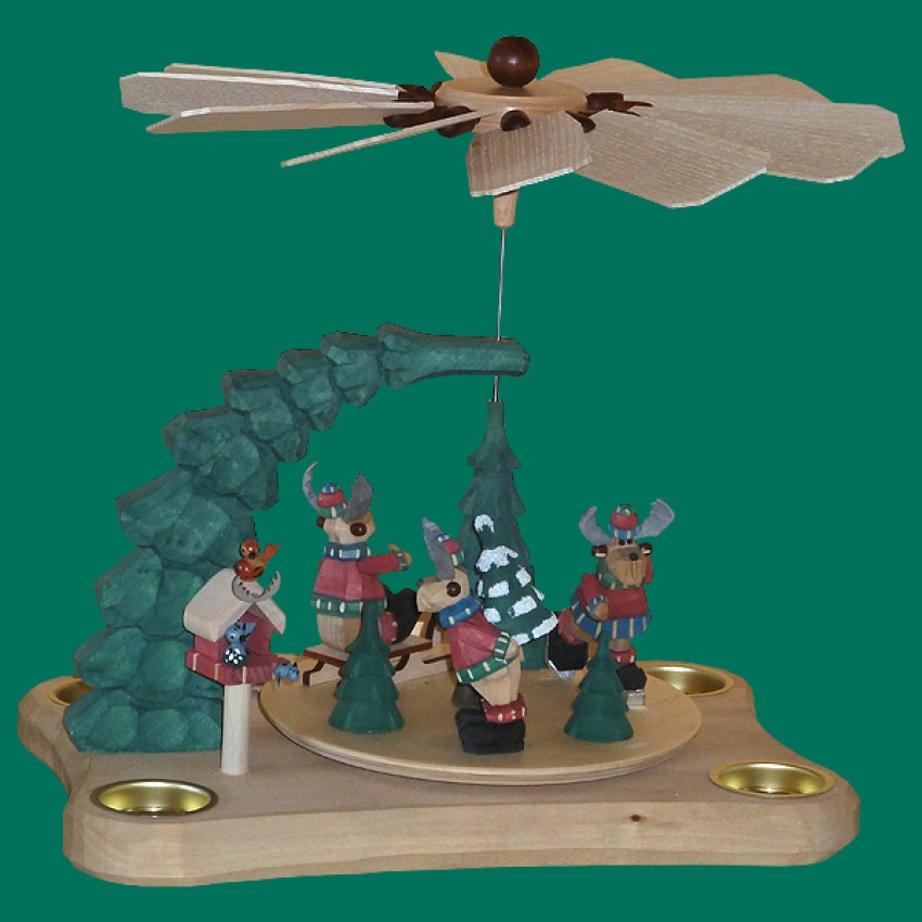 Elchpyramide - Mittel - farbig
