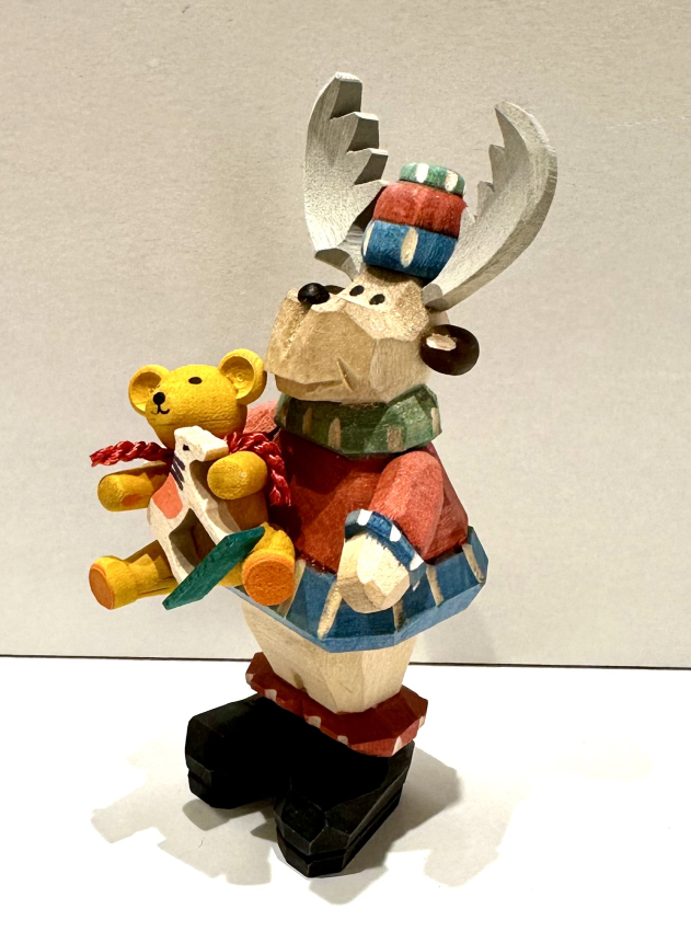Elch mit Teddy