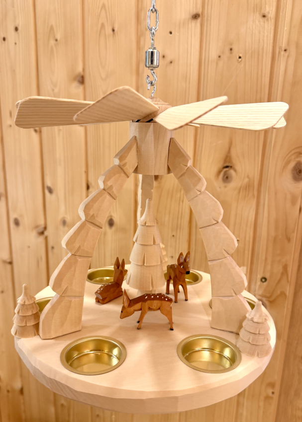 Deckenpyramide Rehe, natur