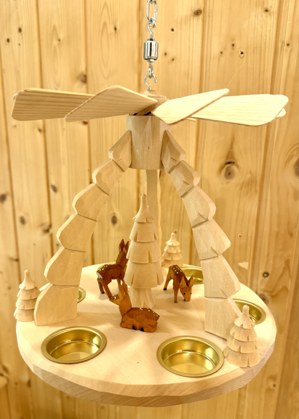 Deckenpyramide Rehe, natur