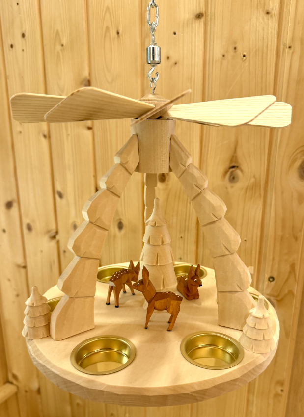 Deckenpyramide Rehe, natur