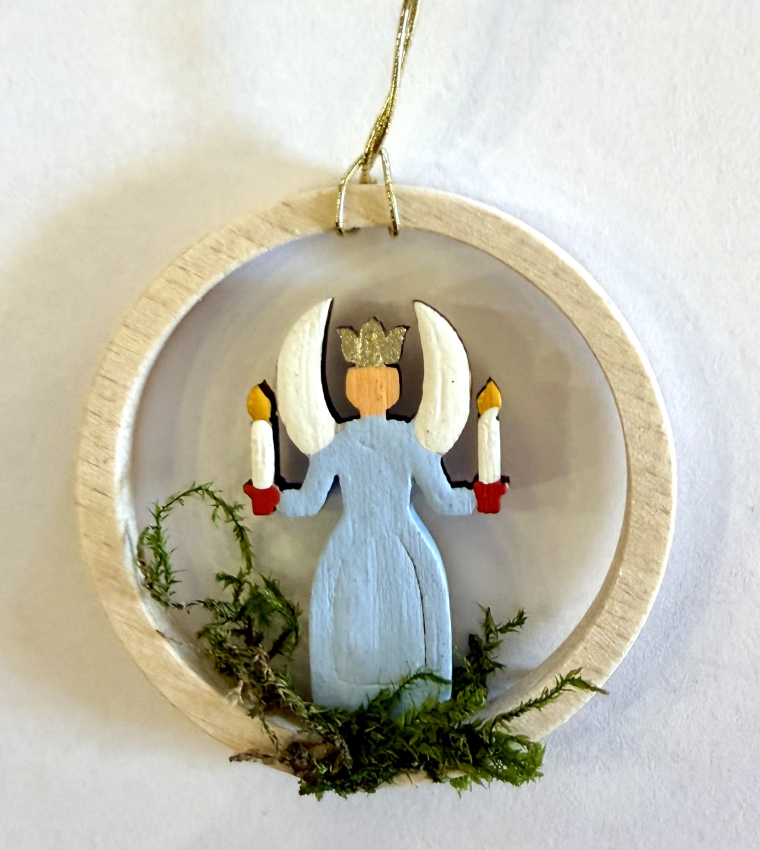 Baumbehang Engel Kerzenträger