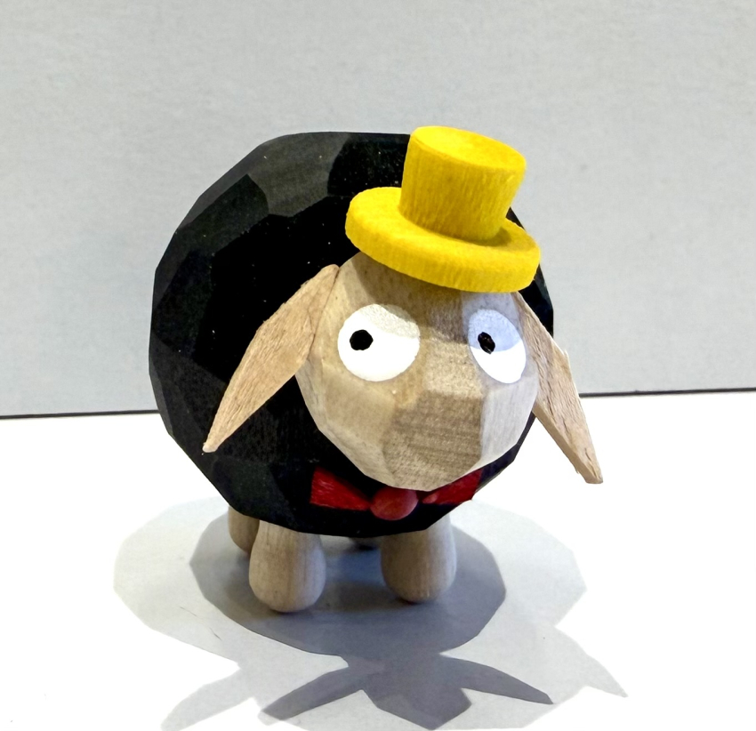 Hochzeitsschaf Bräutigam, dunkel