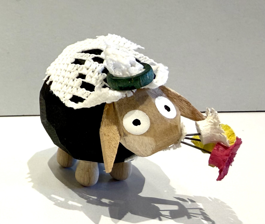 Hochzeitsschaf Braut, dunkel