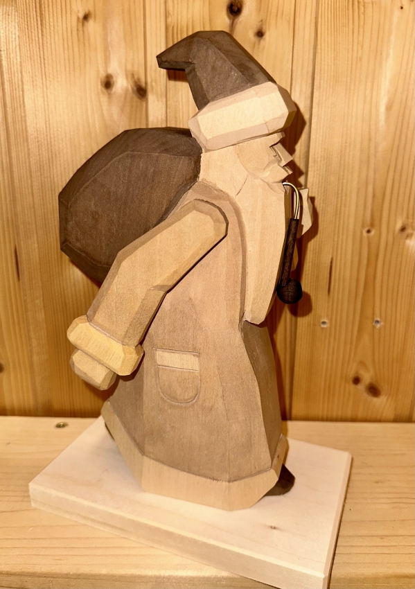 Räuchermann Weihnachtsmann groß, braun